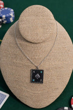 Load image into Gallery viewer, TIPI Shadow Ace Turquoise &amp; Silvertone Necklace
